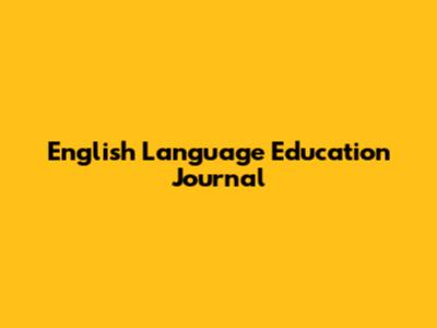 English Language Education Journal
